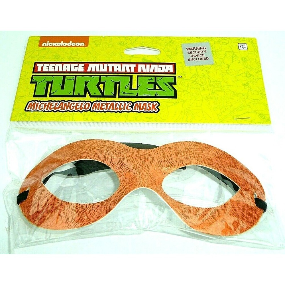 Michelangelo Shiny Mask Teenage Mutant Ninja Turtle Halloween Costume Cosplay